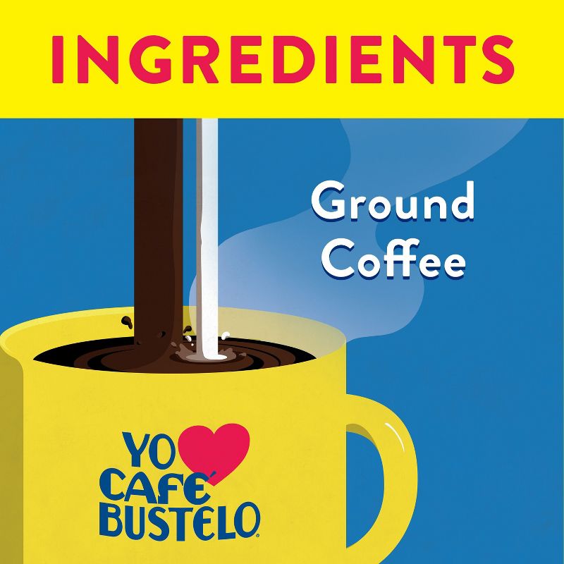 Cafe Bustelo Supreme Espresso Dark Roast Ground Coffee - 10oz, 4 of 8