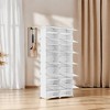 Shoe Rack, 12 Cubes Shoe Organizer with Doors, 48 Pair Plastic Shoe Storage Cabinet, for Bedroom, Entryway, Steel Frame, Plastic Panel - 4 of 4