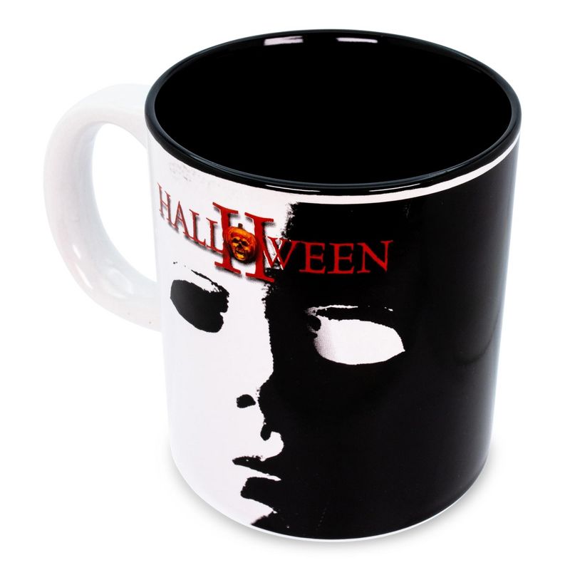Silver Buffalo Halloween II Michael Myers Face Ceramic Mug | Holds 20 Ounces, 3 of 7