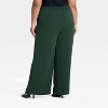 Women's Wide Leg Signature Crepe Pull-On Pants - A New Day™ - 2 of 3