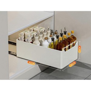Pull Out Cabinet Organizer Slide Out Drawer for Kitchen Cupboard, Bathroom Cabinet Organizer Shelf Storage 20cm - 1 of 4