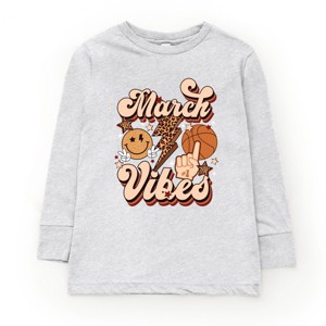 The Juniper Shop March Vibes Basketball Cheetah Youth Long Sleeve Tee - 1 of 4
