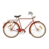 24" x 39" Metal Bike Wall Decor with Seat and Handles Red - Olivia & May: Iron Art, Vintage Eclectic Style - 4 of 4