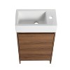 Dolonm 18 Inch Freestanding Bathroom Vanity With Single Sink, Soft Closing Doors, Suitable For Small Bathrooms - 2 of 4