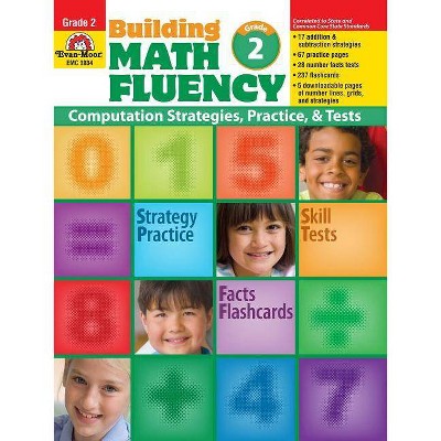 Building Math Fluency Grade 2 - by  Evan-Moor Educational Publishers (Mixed Media Product)