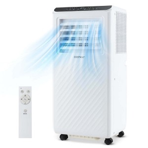 Costway 8000 BTU Portable Air Conditioner 3 -in-1 Air Cooler Dehumidifier Fan 24H Timer 5000 BTU(8000BTU ASHRAE) - 1 of 4
