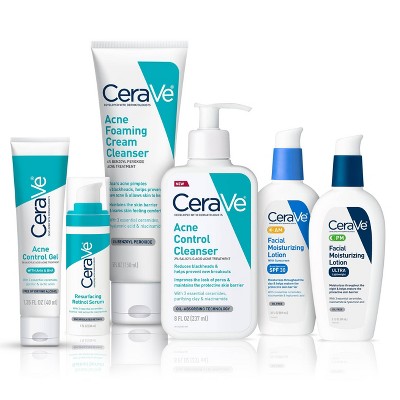 CeraVe Acne Foaming Cream Cleanser, Acne Control Cleanser