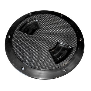 Seadog Quarter-Turn Textured Deck Plate - Black - 5" Model 3363571 Boat Equipment and Parts. - 1 of 1