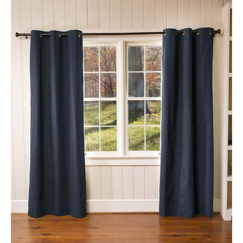 Plow & Hearth 72" L Thermalogic Insulated Grommet-Top Curtains, in Natural, 2 of 3