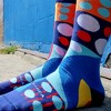 Fun Abstract Geometric Pattern Socks (Men's Sizes Adult Large) from the Sock Panda - 2 of 4