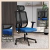 LeisureMod Modern Office Chair with Mesh Back and Headrest Adjustable Height 360 Degree Swivel and Tilt Nift Series - 4 of 4