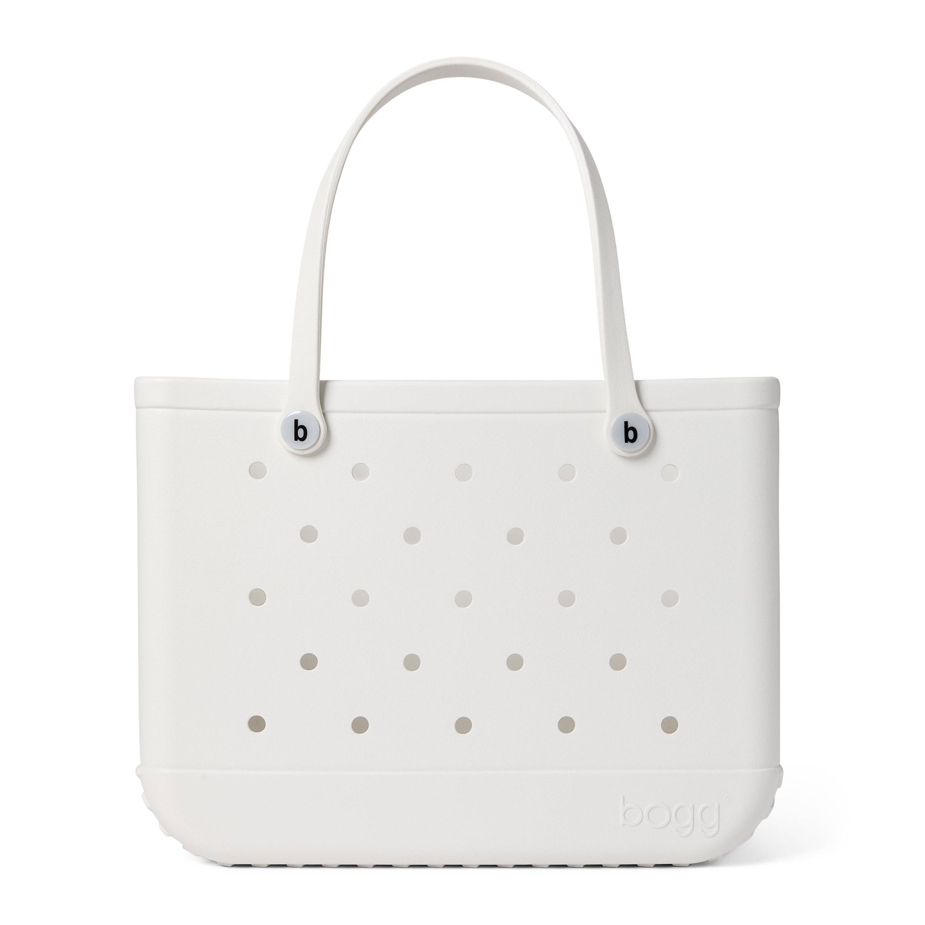 Bogg Bag Original Tote Bag - For Shore White: Vinyl Shell, Removable Pouch