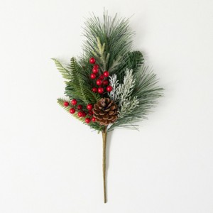 18"H Sullivans Pine And Berry Pick, Green - 1 of 2