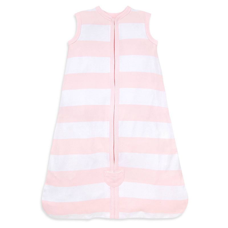 Burt's Bees Baby&#174; Beekeeper&#153; Wearable Blanket Organic Cotton - Rugby Stripes - Pink, 1 of 5