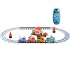 Electric Train Set with Smokes Light Sound Remote Magnetic Train Toys with Locomotive 3 Trucks Gifts for Kids Aged 3 4 5 6 Year Old - 2 of 4