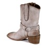 Women's Wo's Glass Heart Distressed Leather Western Booties - DIBA True - 2 of 3