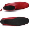 Allegra K Women's Square Closed Zip-Up Toe Block Heels Ankle Boots - 4 of 4