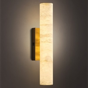 19.7inch Dimmable LED Wall Mounted with Alabaster Shade - 1 of 4