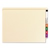 Smead Heavyweight End Tab Fastener Folders, Interior Front-Cover Pocket, 0.75" Expansion, 1 Fastener, Letter Size, Manila, 50/Box - 3 of 4