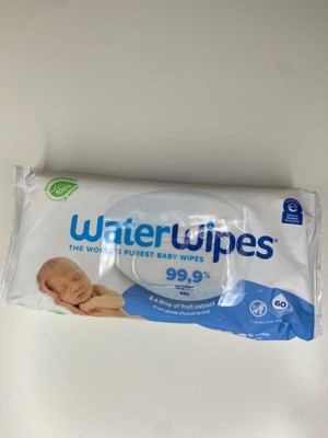 Waterwipes Sensitive Bio Baby Wipes 60s, 5099514400142