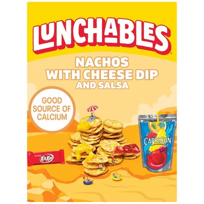 Lunchables Nachos Cheese Dip & Salsa - 10.7oz