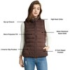 Alpine Swiss Jodie Womens Puffer Vest Insulated Down Alt Vest Jacket Water Resistant Zip up Pockets Versatile Layer Outerwear - 3 of 4