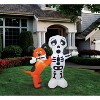 A Holiday Company 4ft Inflatable Skeleton with Dog, 4 ft Tall, Multi - 2 of 4