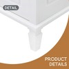 Tall and Wide Storage Cabinet with Doors for Bathroom/Office/Living Room, Four Drawers of Different Sizes, Adjustable Shelves - Leovsnove - 4 of 4