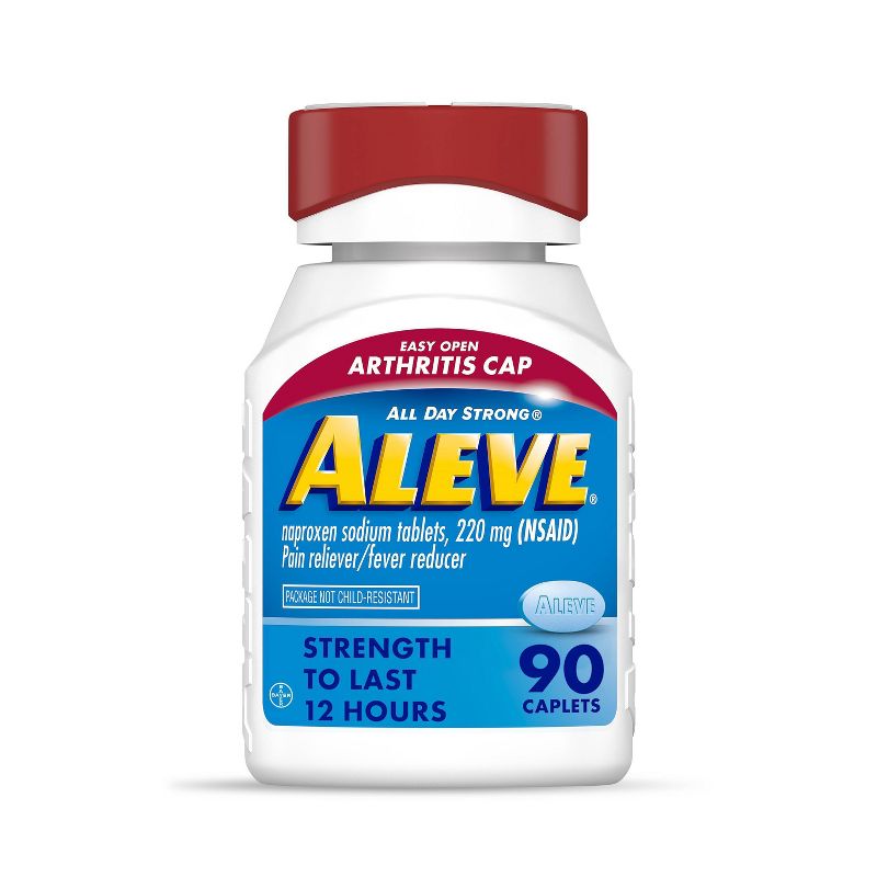Aleve Naproxen Sodium Arthritis Pain Reliever & Fever Reducer Tablets (NSAID), 1 of 8