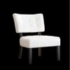 CAVINAS Leather Accent Chair with Mid-Height Tufted Backrest,Modern Upholstered Living Room Chairs,Reading Chairs for Living Room - 2 of 4