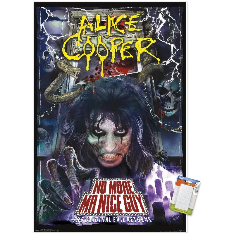 Trends International Alice Cooper - No More Mr. Nice Guy Unframed Wall Poster Prints, 1 of 7