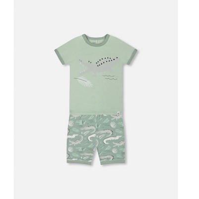 light sage and gray crocodile