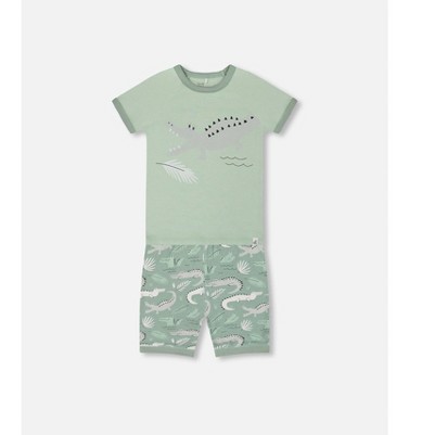 light sage and gray crocodile