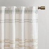 1pc 50"x84" Light Filtering Nea Printed Curtain Panel Natural - Ink+Ivy - image 3 of 4