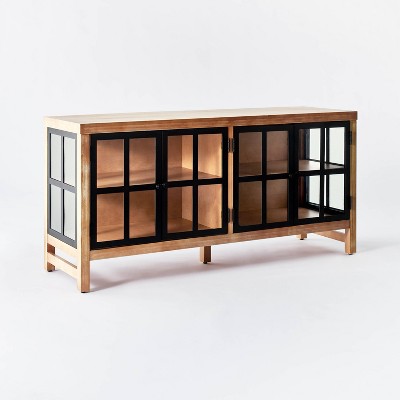 Bountiful Wood and Glass TV Stand for TVs up to 50" - Threshold™ designed with Studio McGee