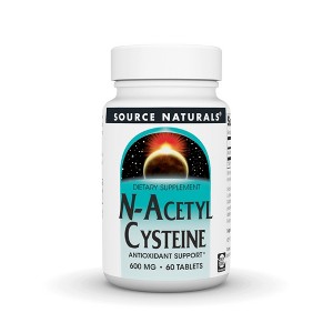N-Acetyl Cysteine 600mg by Source Naturals, Inc.  -  60 Tablet - 1 of 3