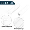 Unique Bargains Bike Handlebar Grips Covers 4.92" White 1 Pair - 4 of 4
