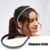 Unique Bargains Women's Rhinestone Faux Crystal Headbands Hair Accessories 0.47 Inch Wide 1 Pc - 2 of 4