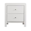 Glory Furniture Burlington 2 Drawer Nightstand in White - 3 of 4