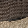 Amaya Wicker Swivel Rocking Chair: Outdoor Patio Furniture, Cushioned - Christopher Knight Home - 3 of 4