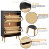 GustoWave Shoe Storage Cabinet with Flip-Drawers - Ventilated & Odor-Resistant Organizer for 15-20 Pairs of Shoes, Anti-Tip Shoe Cabinet - 3 of 4