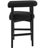 New Pacific Direct Keanu Boucle Counter Stool Black Legs - 3 of 4