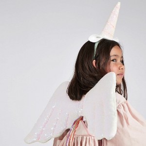 Meri Meri Winged Unicorn Costume 3-6 Years (Pack of 1) - 1 of 4