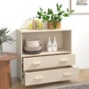 vidaXL Sideboard HAMAR Honey Brown 33.5 in.x13.8 in.x31.5 in. Solid Wood Pine - 3 of 4