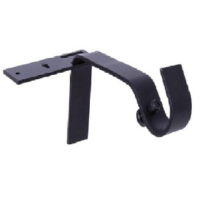 Kenney KN76008 Fast Fit Curtain Rod Bracket, Black - 1 of 1