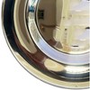 Essential Decor & Beyond 13" Electroplated Silver Glass Charger Set of 4 - 4 of 4