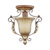 Livex Lighting Villa Verona 1 - Light Semi-Flush Mount in  Verona Bronze/Aged Gold Leaf - 3 of 4