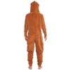Christmas Fleece Zip Up Cosplay Pajama Coverall 3D nose Sizes (Small - 2XL) - 4 of 4
