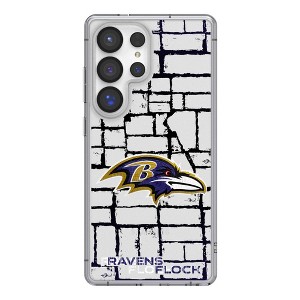 NFL AFC Teams Brick Wall Clear Cell Phone Case for Samsung Galaxy - 1 of 4