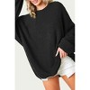 Women's SLOUCHY OVERSIZED ESSENTIAL SWEATER - TREND SHOP - 2 of 2